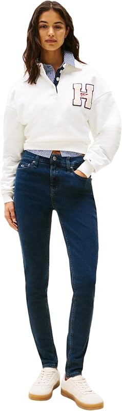Jean Femme Nora Skinny Fit, Bleu (Denim Blue Black), 32W/26L