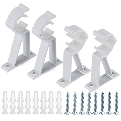Amazon Com Hm Aluminum Alloy Curtain Rod Bracket Curtain Rod