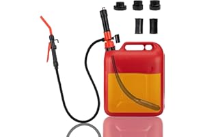 BOPELMALLS Battery Powered Gas Can Transfer Pump,2.4 GPM with 3 Adapters,for Cars,Motorcycles,Camping,Electric Siphon Pump fo