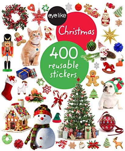 Eyelike Stickers: Christmas: 400 Reusable Stickers