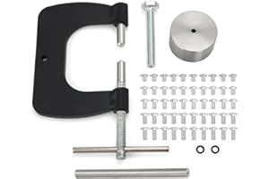 FORULY Semi Tubular Rivets Tool, 1/8" Vent Window Restoration Tool Kit with Cylindrical Rivet Tool for Tonka Pinball Vent Colema n Repair, 50 Piece Set(Add Column Rivet Tool)