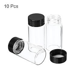PATIKIL 20mL Reagent Media Bottle, 10 Pack Round