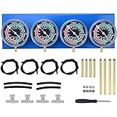 Prokomon Motorcycle Carburetor Synchronizer Tool; Carb Synchronizer Tool with 4 Gauge; Vacuum Carb Sync Tool for 2 Cylinder or 4 Cylinder