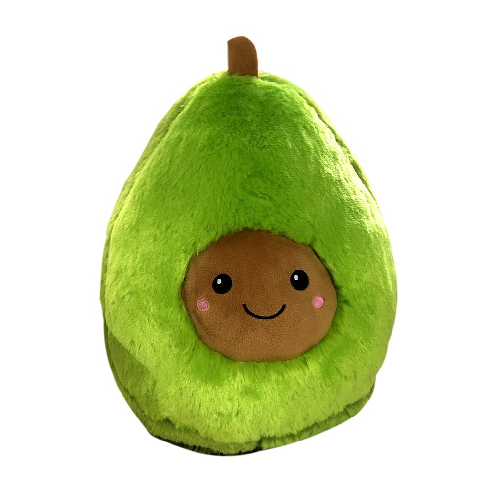 Avocado Plüschkissen 50 Cm – Weiches Kuscheltier, Grün, Mit Schlüsselanhänger, Für Deko & Geschenk