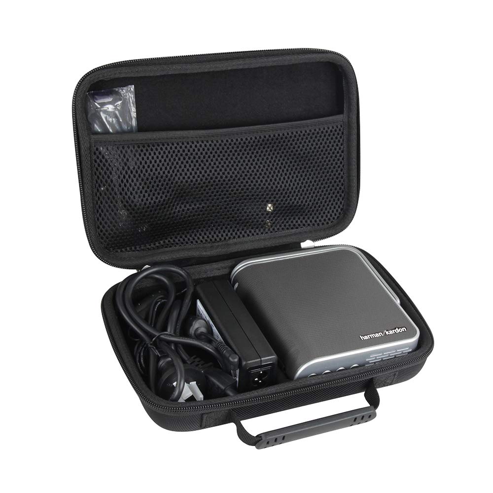Hard EVA Travel Case for ViewSonic M1 WVGA Ultra-Portable Projector with Dual Harman Kardon Speakers by Hermitshell