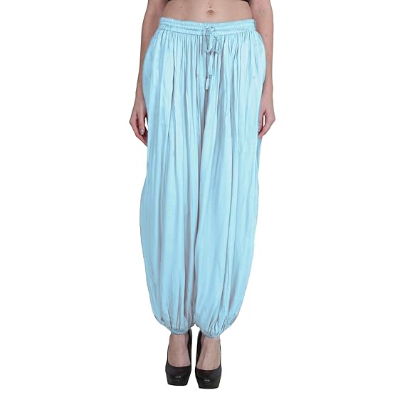 light blue harem pants