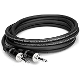 Hosa SKJ-403 Pro Speaker Cable, REAN 1/4 Inch TS to Same, 3 Feet