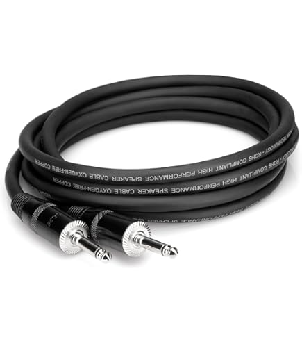 Amazon.com: Mogami OD SPK-03 Overdrive Speaker Cable, Gold 1/4” TS