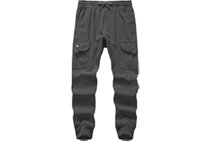 LINLON Kids' Cargo Pants, Youth Boys' Hiking Casual Outdoor Quick Dry Boy Scout Pants