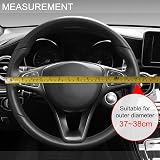 COFIT Microfiber Leather Steering Wheel Cover 37-38 cm Black M view 4