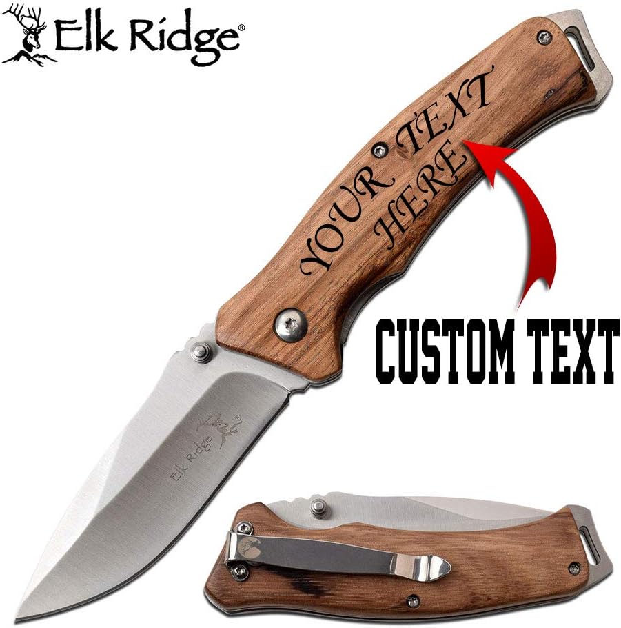 Just Customized Personalized M Tech Knife For Groomsman, wedding,Father's Day Gift, Engraved With Your Personalizations, Design Your Own