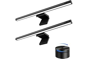 Diirglus Computer Monitor Light Bar, Dimmer Screen Lamp, E-Reading LED Light, Anti-Glare for Office/Home, Hue/Brightness/Color Temperature Adjustment (Suit)