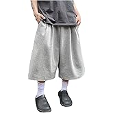 Verdusa Men's Wide Leg Baggy Athletic Shorts Workout Basketball Bermuda Shorts with Pockets