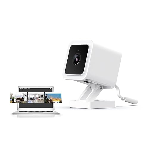 WyzeCam v3 Indoor Outdoor Plug-in Smart Security Camera, AI Motion