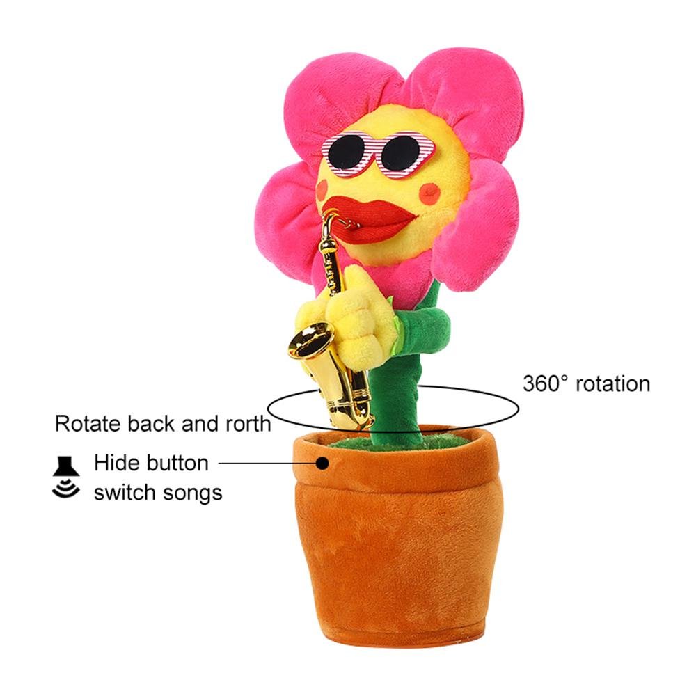 dancing saxophone flower