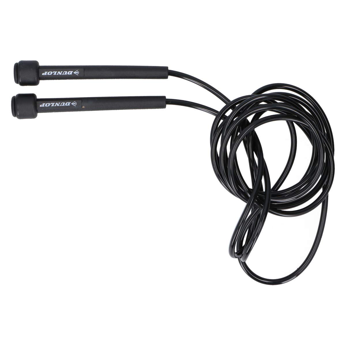 Invero Professional Skipping Rope Fitness Speed Jump Rope - Ideal for General Fitness, Workouts, Fat Burning Exercises, Boxing, Interval Training and more - Black (275cm)