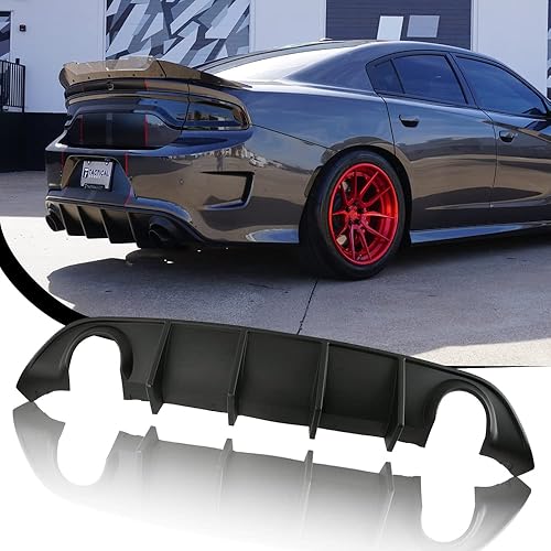 RockyParts Rear Bumper Diffuser Compatible with 2015-2024 Charger SRT ...