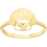 Jewels By Lux 10kt Yellow Gold Women Shell Ocean Ring