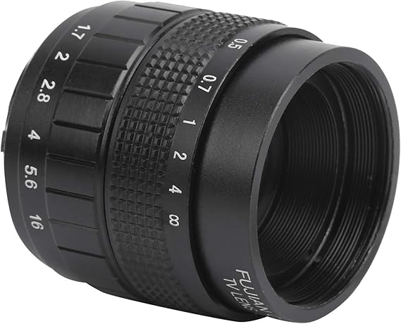 Sdfafrreg Television Lens Lightweight TV Lens Manual Focus Mirrorless Camera Lens Fixed Focus Lens Useful for Photography Loversblack