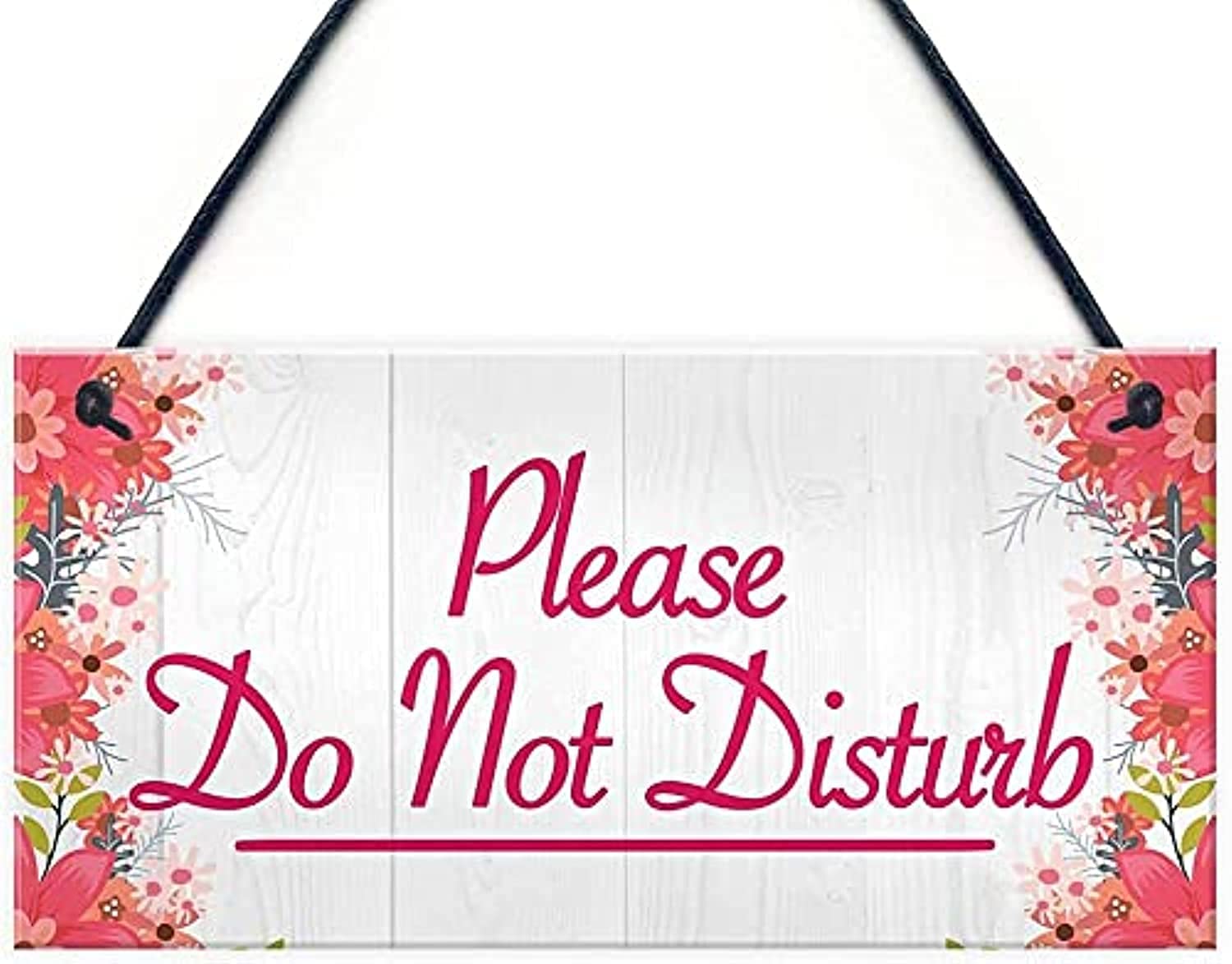 Red Ocean Please Do Not Disturb Therapist Hotel Privacy Hanging Plaque Home Door Gift Sign