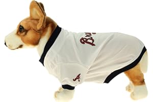 Sporty K9 MLB White Baseball Jersey, Atlanta Braves Small