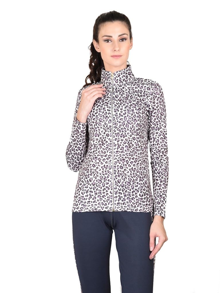 onesport women's polyester spandex jersey white tights(onsp31wt-p)