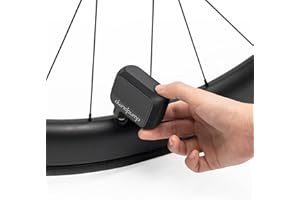 dwndpump Mini Electric Bike Pump, Tiny Bicycle Pump Max 100 PSI, Portable Tire Inflator Bike Air Pump with Presta and Schrader Valve, for Road Bikes(No Pressure Gauge)