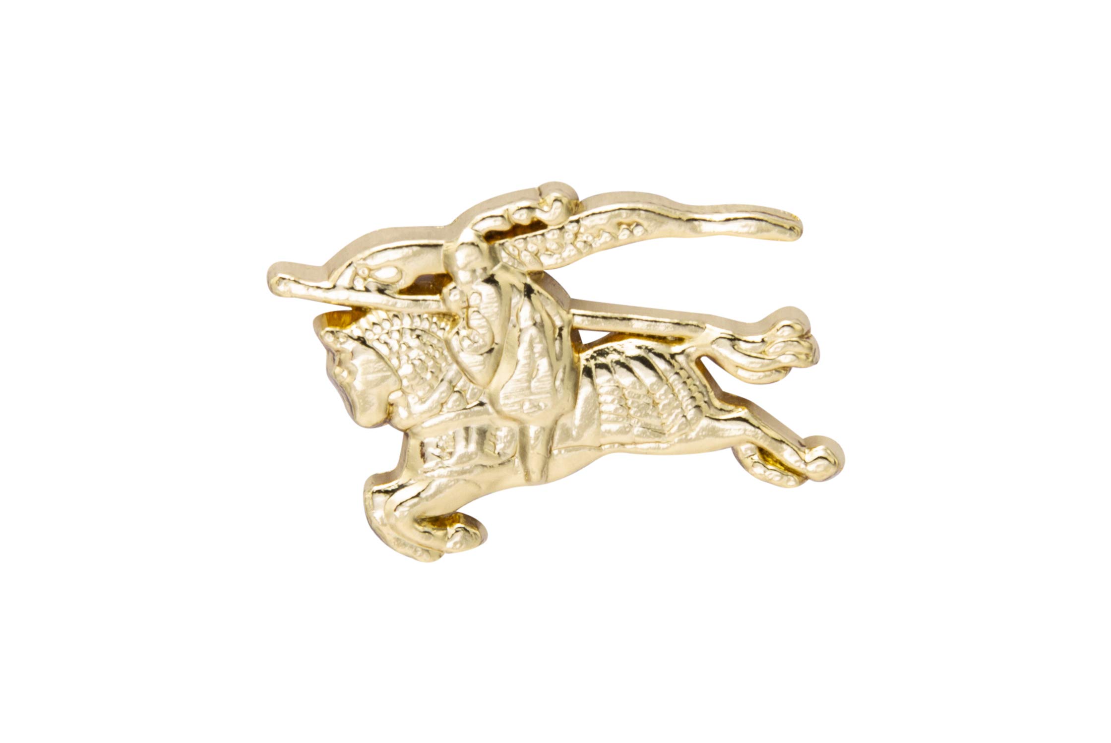 Brooch Lapel Pin for Men Golden Unicorn and Warrior Lapel Pin Badge Coat Suit Wedding Gift Party Shirt Collar Accessories