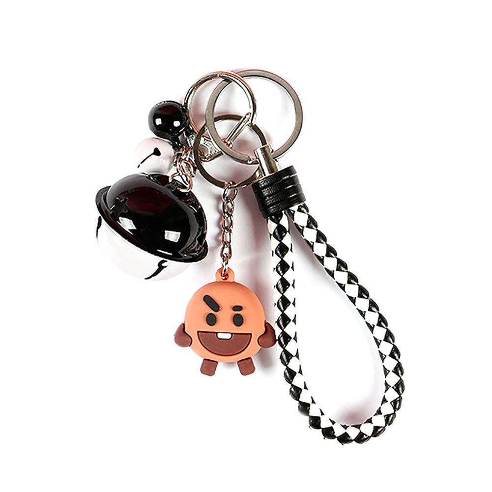 Teblacker BTS Keychain Kpop Bangtan Boys CHIMMY, SHOOKY, Cooky, TATA