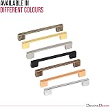 Decoranddecor Dimora D-Shape Cupboard Handles 96mm 128mm Matt Black view 7