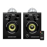 Hercules DJSpeaker 32 Party | 15-Watt RMS monitor speakers with tempo-synced light show