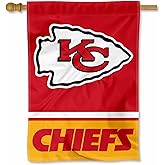 KC Chiefs Two Sided House Flag