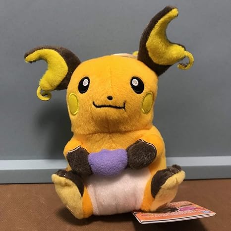 Amazon ポケットモンスター サン ムーン もぐもぐタイム ぬいぐるみ ライチュウ プライズ Anime グッズ ぬいぐるみ ホビー