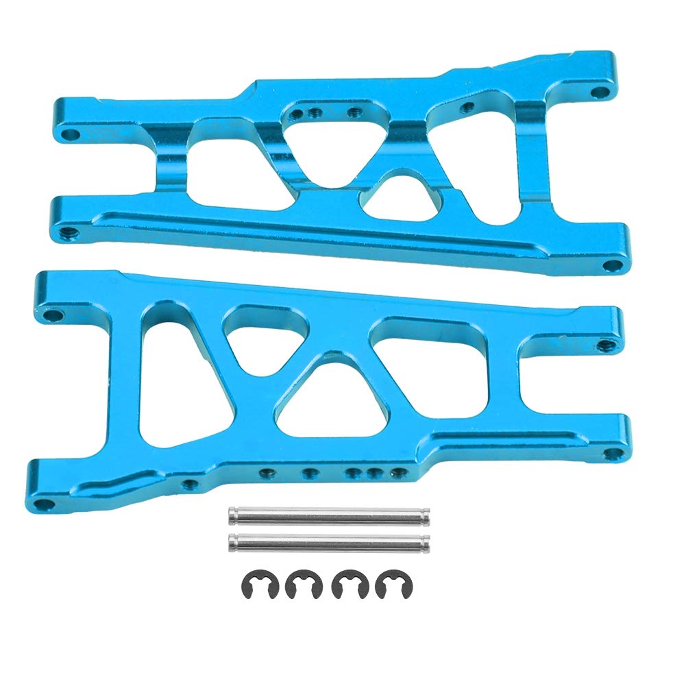 RC Car Suspension Arm, Aluminium Alloy Front Rear Universal Suspension Arm for Traxxas Slash 1/10 Scale RC Car Upgrade RC Model Part Accessory(Blue)