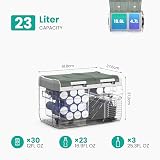 Alpicool 20L Portable Car Refrigerator Dual Zone 12V/24V 100-240V view 2
