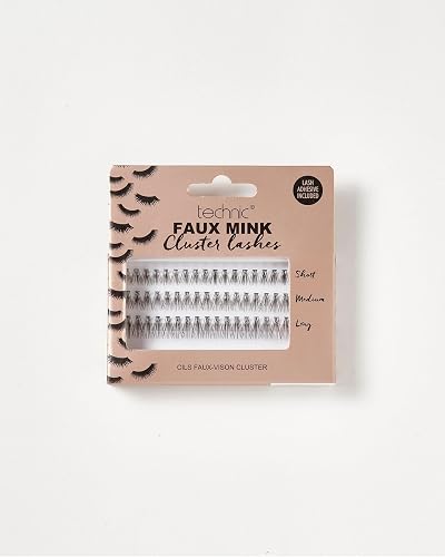 Technic 60 Individual Faux Mink Cluster Lashes - Natural Look