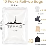 TAILI Small Vacuum Bags 10 Pack 40x60CM Space Saver for Travel & Storage view 9