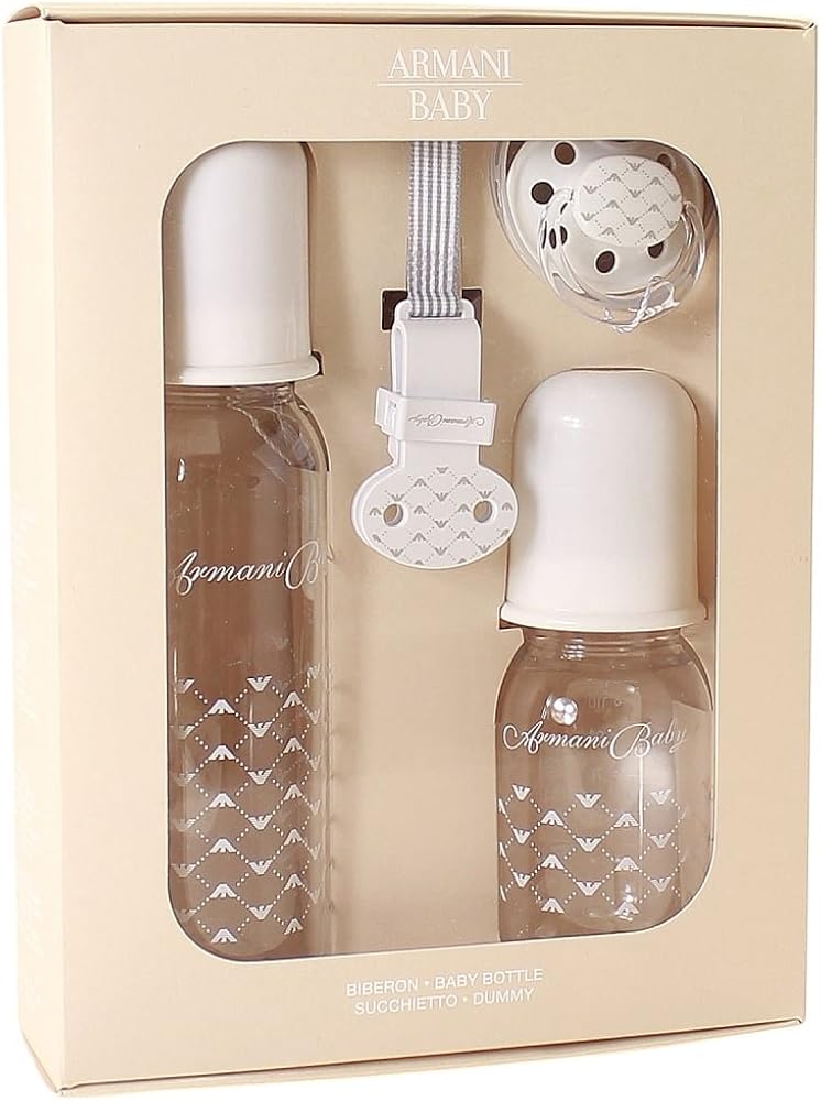 Armani Baby Set 00010 White O/S Armani Baby Amazon.co.uk Clothing