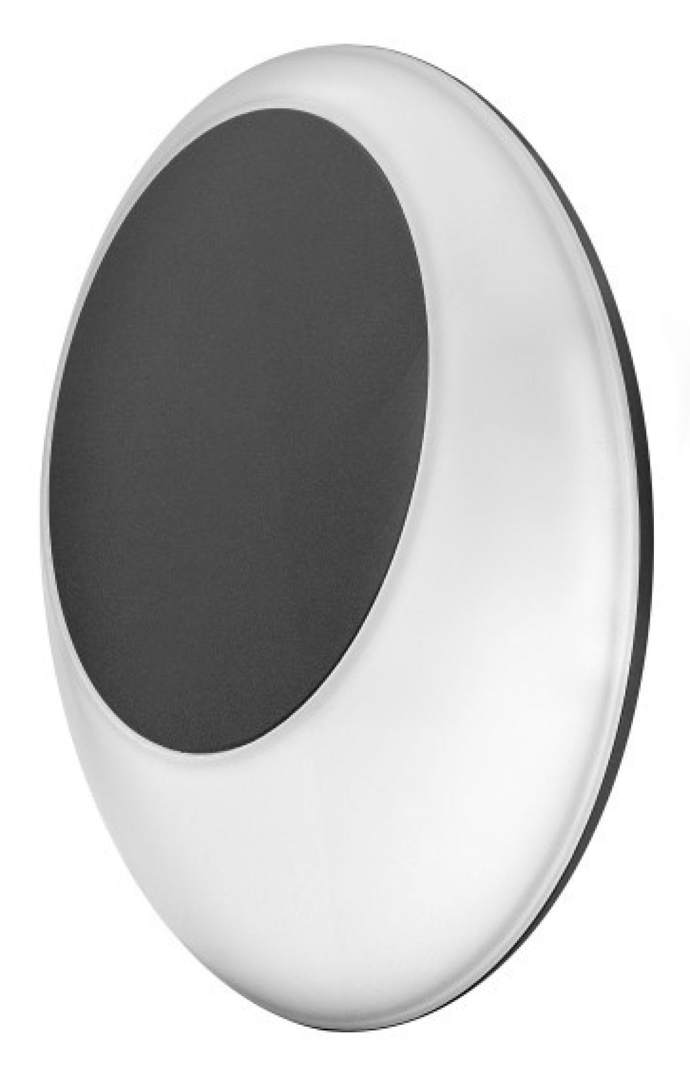 Integral LED GeoLux Elliptical Wall Light IP65 13w 600lm 3000K Dark Grey
