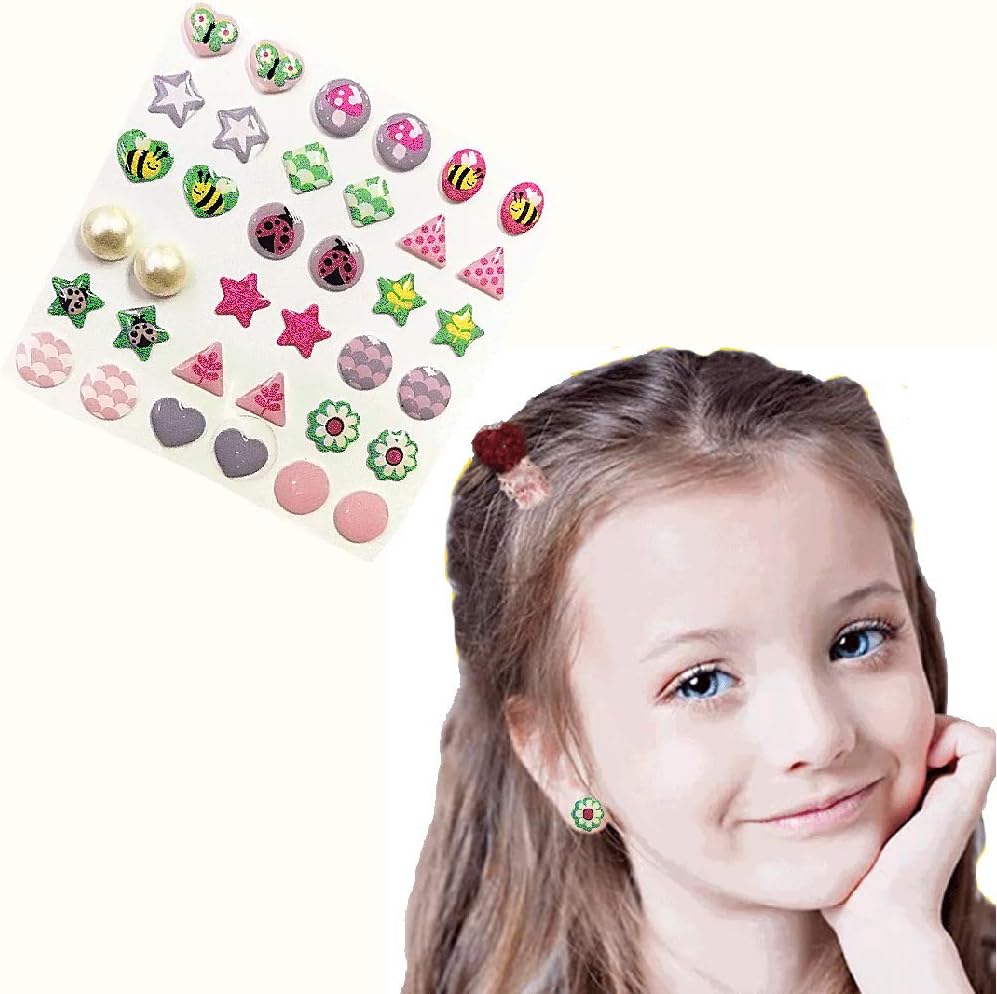 AUGSUN 240 Piece 3D Gems Sticker Earrings for Girls - Self-Adhesive Glitter Craft Crystal Stickers, Purple - Image 4
