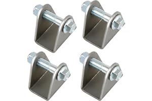 EIKLIM 4-pack shock mount，Steel base shock absorbers suspension bracket mounting compatible with Motorcycle Dirt Pit Bike ATV Go Kart