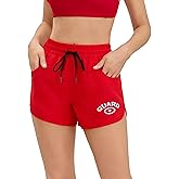 Adoretex Women's Guard 4-Ways Stretch Quick Dry Swim Boardshorts, Elastic Waistband Lightweight Swim Shorts with Side Pockets