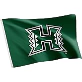 Desert Cactus University of Hawaii UH Flag - 3 x 5 Feet Warriors Banner, Indoor/Outdoor Durable Fabric, 100% Polyester Design (Style 1)
