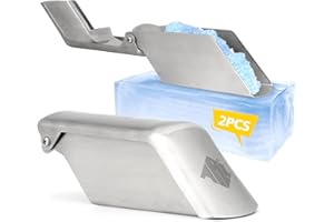 ARC USA, BQ35 2 PCS Hand Ice Shaver with Adjustable Blade, Stainless Steel Ice Machine, Ice Shavers for Snow Cones and juice,