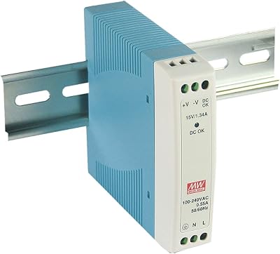 MEAN WELL MDR-10-24 AC-DC Industrial DIN Rail Power Supply 24V 0.42A <0.75W No