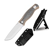 Kizer Polaris Fixed Blade Knife, 4.23" AEB-L Steel
