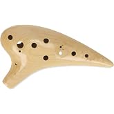 OcarinaWind 12 Hole Wooden Ocarina Alto C Maple Wood Legend Ocarina, ZD-WD12-1