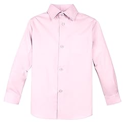 Spring Notion Big Boys' Long Sleeve Dress Shirt 14
