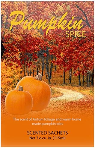 Scented Sachets Pumpkin Spice, 7.0 cu.in | Pack of 4.