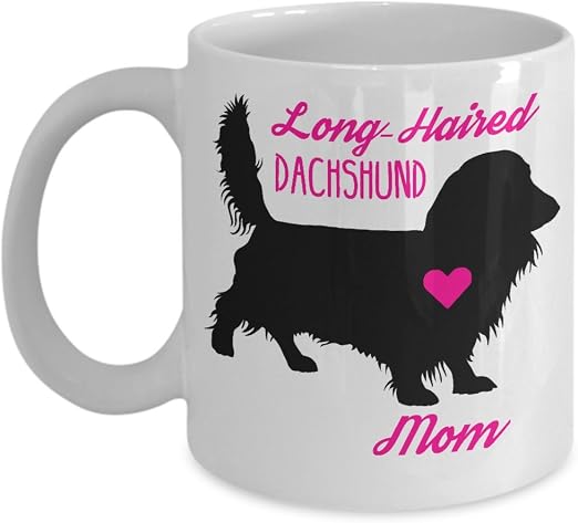 Amazon Com Dachshund Mug Long Haired Dachshund Mom Cute